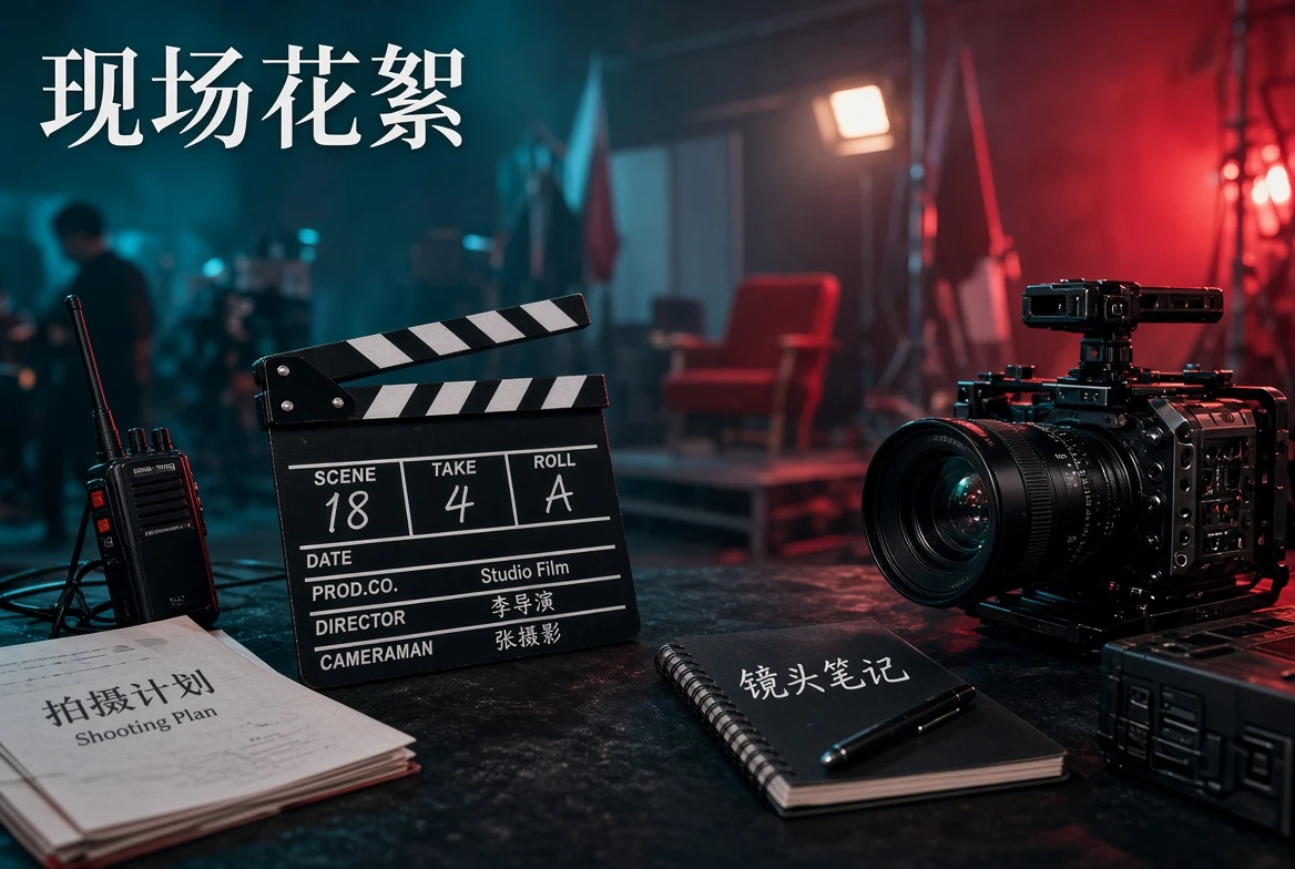 公开活动现场和制作细节画面